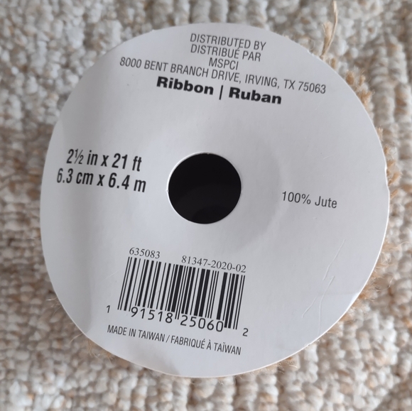 Burlap Ribbon - Picture 3 of 9